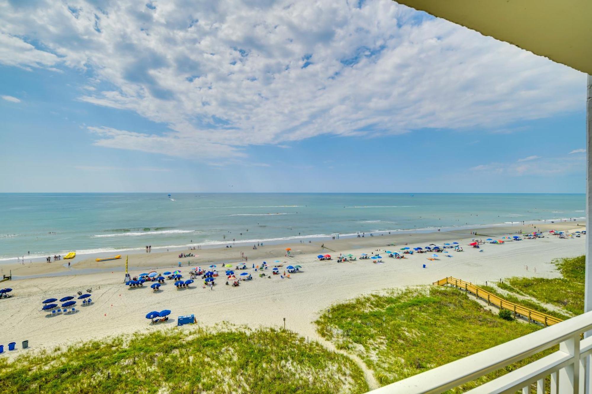 Cozy Coastal Condo With Airy Oceanfront Balcony Myrtle Beach Exterior foto